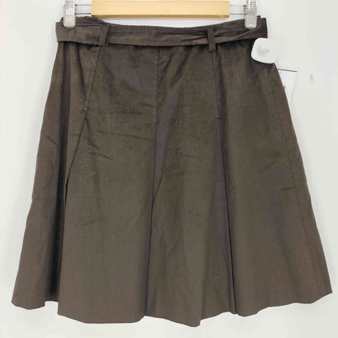 マックスマーラウィークエンド MAX MARA WEEKEND ベルト付き コーデュロイ タック フレアスカート レディース JPN:36