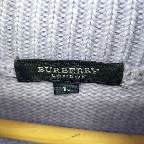 バーバリーロンドン BURBERRY LONDON カシミヤ混 タートルネックニットセーター メンズ import:L