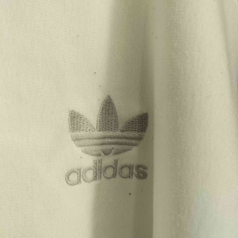 アディダス adidas 90s トレフォイルロゴ スリーストライプ クルーネック 厚手 長袖 Tシャツ スウェット メンズ import:XXL