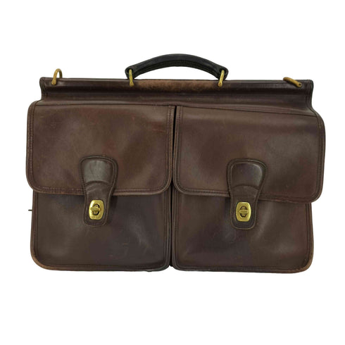 コーチ COACH 90s OLD USA製 2way レザーブリーフケース レディース