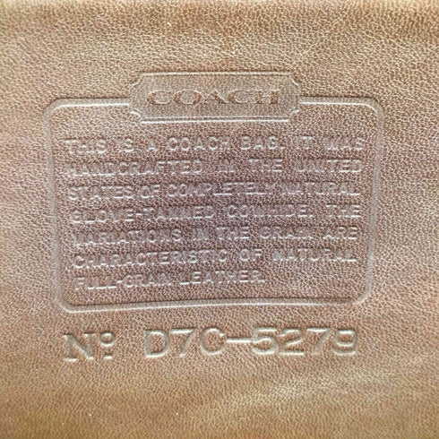 コーチ COACH 90s OLD USA製 2way レザーブリーフケース レディース