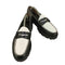 ジーエイチバス G.H.BASS Super Lug Larson Penny Loafers Black & White Leather メンズ US:8.5