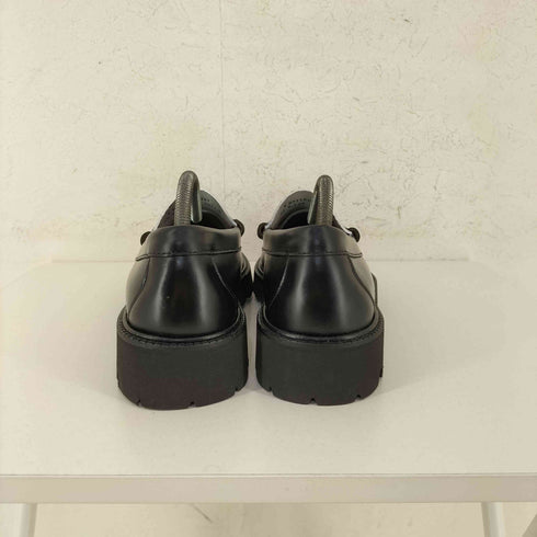 ジーエイチバス G.H.BASS Super Lug Larson Penny Loafers Black & White Leather メンズ US:8.5