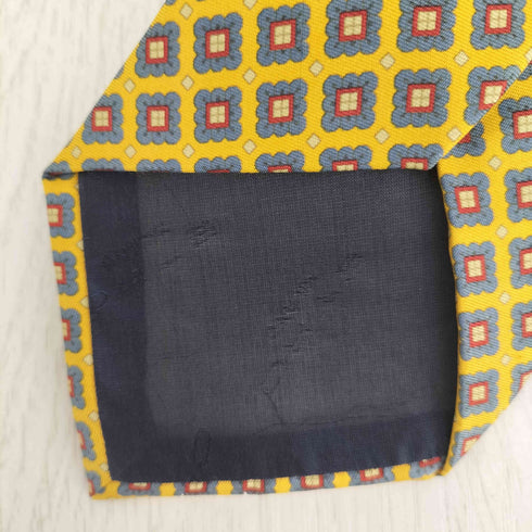 エトロミラノ ETRO MILANO 総柄 シルクネクタイ メンズ
