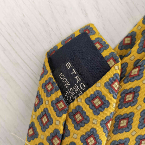 エトロミラノ ETRO MILANO 総柄 シルクネクタイ メンズ