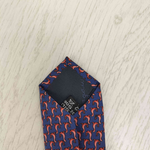 サルヴァトーレフェラガモ Salvatore Ferragamo 総柄 シルクネクタイ メンズ