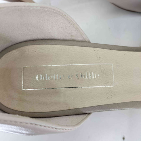 オデットエオディール Odette e Odile アンクルベルト レザー パンプス レディース 23 1/2