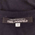 カールラガーフェルド Karl Lagerfeld limited edition ピンタックシアー ドッキングニット レディース 38