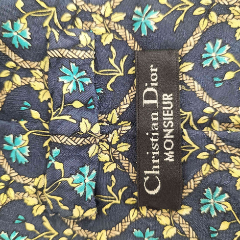 クリスチャンディオール Christian Dior 総柄 ネクタイ メンズ