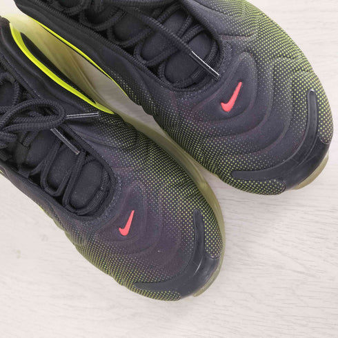 ナイキ NIKE AIR MAX 720 BLACK BRIGHT CRIMSON VOLT メンズ JPN:27.5