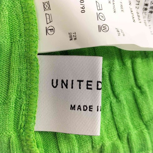 ユナイテッドトウキョウ UNITED TOKYO ディスパースリブニット-ウォッシャブル- レディース FREE