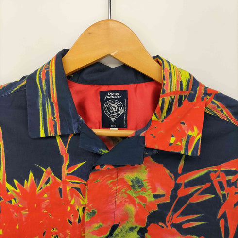 ディーゼル DIESEL 00s 比翼 アロハシャツ メンズ M