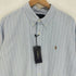 ラルフローレン RALPH LAUREN CUSTOM FIT ポニー刺繍 ストライプ コットン B.D L/S シャツ メンズ import:XXL