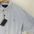ラルフローレン RALPH LAUREN CUSTOM FIT ポニー刺繍 ストライプ コットン B.D L/S シャツ メンズ import:XXL