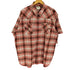 ウールリッチ WOOLRICH チェック柄 スナップボタン フラップポケット S/S シャツ メンズ 4L