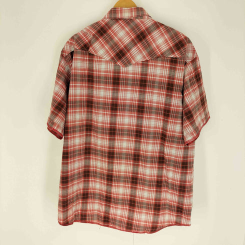ウールリッチ WOOLRICH チェック柄 スナップボタン フラップポケット S/S シャツ メンズ 4L