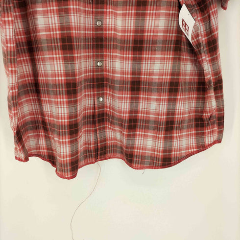 ウールリッチ WOOLRICH チェック柄 スナップボタン フラップポケット S/S シャツ メンズ 4L