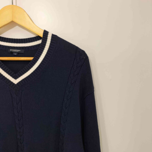 バーバリーロンドン BURBERRY LONDON カシミヤ混 タートルネックニットセーター メンズ import:L