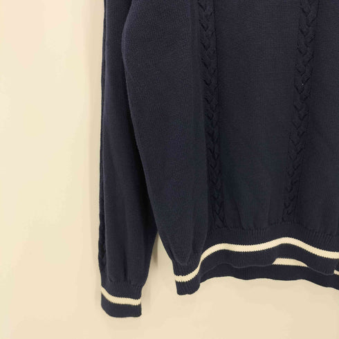 バーバリーロンドン BURBERRY LONDON カシミヤ混 タートルネックニットセーター メンズ import:L