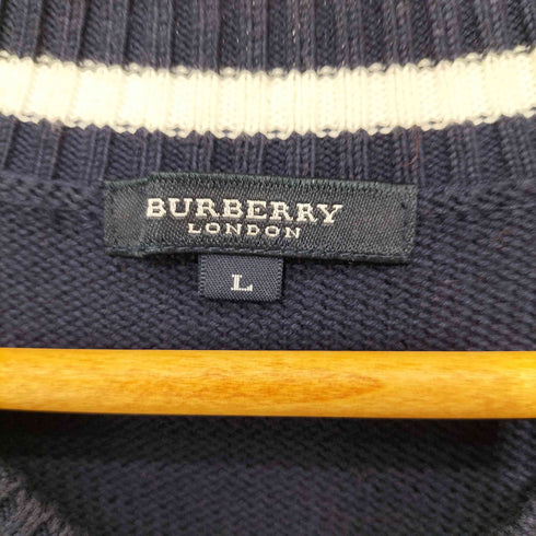 バーバリーロンドン BURBERRY LONDON カシミヤ混 タートルネックニットセーター メンズ import:L