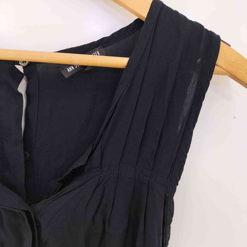 アンドゥムルメステール Ann DEMEULEMEESTER レーヨン プルオーバー ワンピース バックオープン レディース FR:36