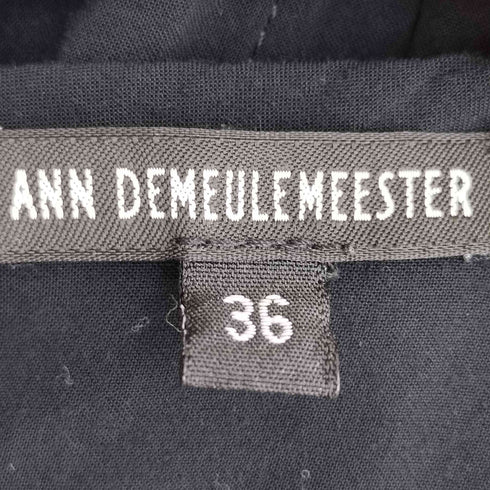 アンドゥムルメステール Ann DEMEULEMEESTER レーヨン プルオーバー ワンピース バックオープン レディース FR:36
