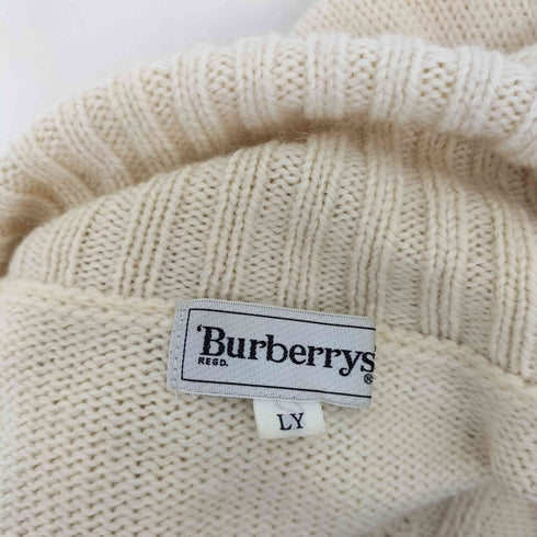バーバリーズ BURBERRYS ウール タートルネック ケーブルニットセーター メンズ LY