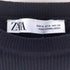 ザラ ZARA 金ボタン リブニットプルオーバー レディース import:M