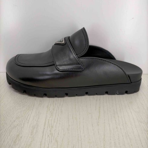 プラダ PRADA レザー サンダル 7 サボトライアングル メンズ UK8