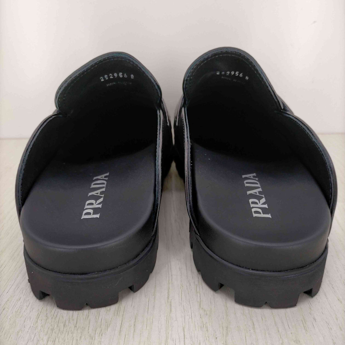 プラダのレザーエスパドリーユ⭐︎38サイズ エスパドリーユ PRADA(プラダ) - 海外通販のBUYMA