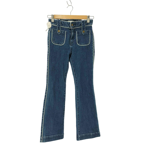 ラグアジェム LAGUA GEM LOW-RISE FLARE DENIM レディース 22