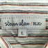 スティーブンアラン Steven Alan リネン ストライプ ボタンダウンシャツ メンズ JPN:L