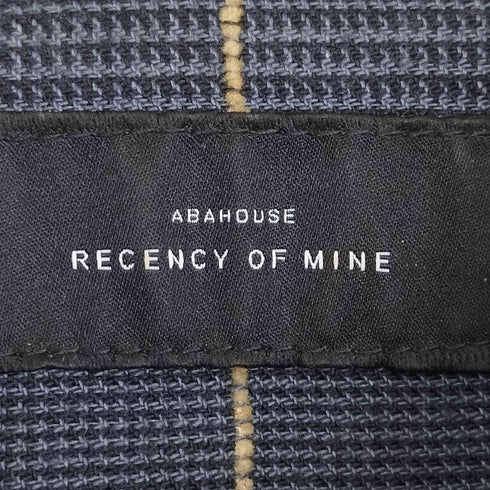 レセンシーオブマインアバハウス RECENCY OF MINE ABAHOUSE 千鳥ベースモールウィンドペンシャツ メンズ JPN:48