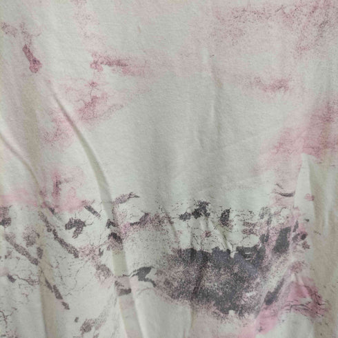 ヘルムートラング HELMUT LANG 90S 99SS 本人期 イタリア製 グラフィック プリント ペンキ クルーネック Tシャツ メンズ import:M