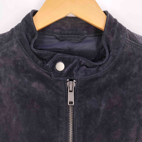 ザラマン ZARA MAN ピッグレザー スウェード スタンドカラー ジャケット メンズ import:M