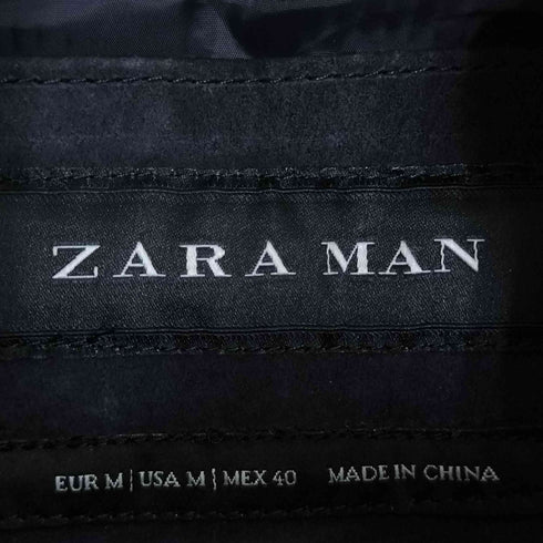ザラマン ZARA MAN ピッグレザー スウェード スタンドカラー ジャケット メンズ import:M