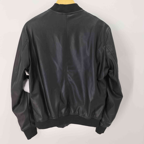ザラ ZARA フェイクレザーブルゾン メンズ import:M