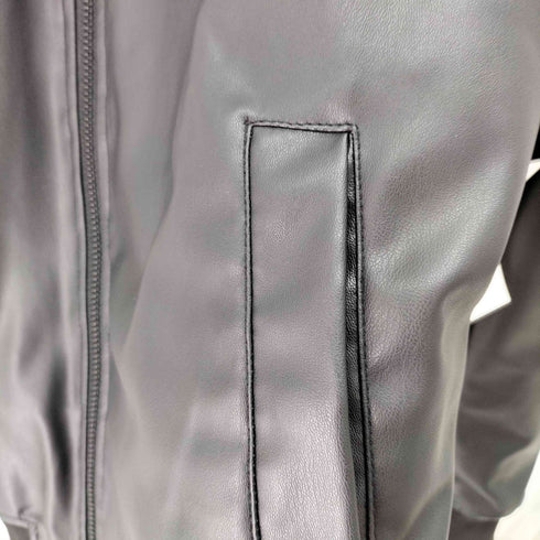 ザラ ZARA フェイクレザーブルゾン メンズ import:M