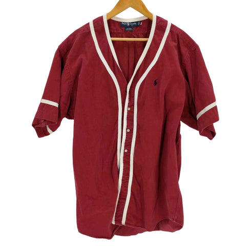 ラルフローレン RALPH LAUREN ベースボールシャツ メンズ import:L