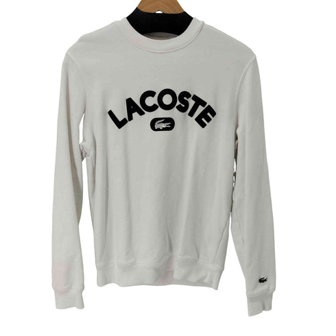 ラコステ LACOSTE カレッジロゴクルーネックスウェット メンズ import:S