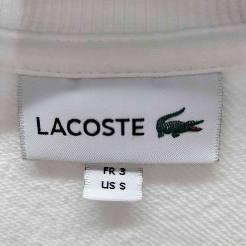 ラコステ LACOSTE カレッジロゴクルーネックスウェット メンズ import:S