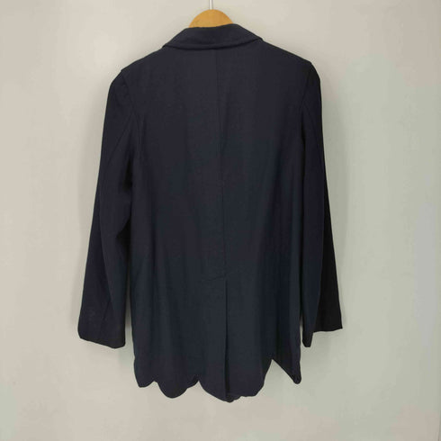 ローブドシャンブルコムデギャルソン robe de chambre COMME des GARCONS 04SS AD2003 ウール ステンカラーハーフコート レディース JPN:M