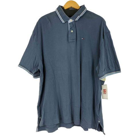 トミーヒルフィガー TOMMY HILFIGER リブカラー S/S ポロシャツ メンズ JPN:XXL