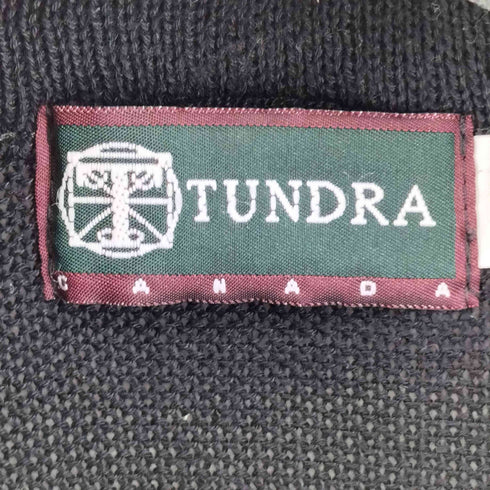 ツンドラ tundra カナダ製 立体編み 3Dコットンニット メンズ JPN:M