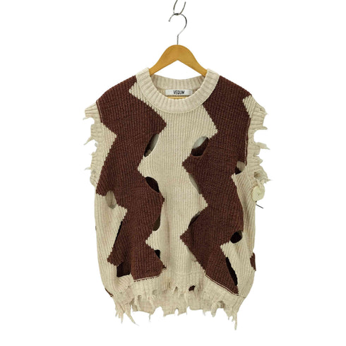 エモダ EMODA VEQUM WAVE CUT OUT KNIT VEST レディース FREE