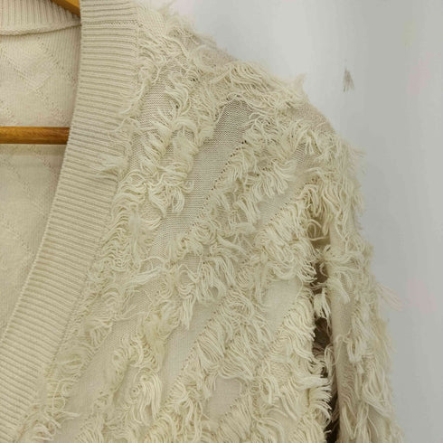MAVIMOON Fringe knit cardigan フリンジ ニットカーディガン レディース FREE