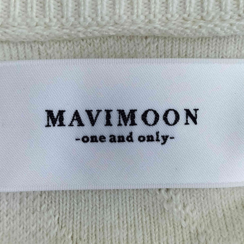 MAVIMOON Fringe knit cardigan フリンジ ニットカーディガン レディース FREE