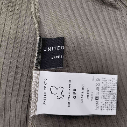 ユナイテッドトウキョウ UNITED TOKYO 2wayドロストカットワンピース レディース FREE
