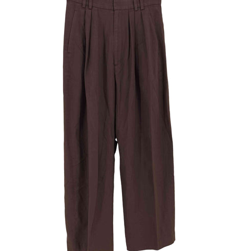 ロクビューティーアンドユースユナイテッドアローズ 6 BEAUTY & YOUTH UNITED ARROWS 24SS タックパンツ ワインレッド レディース 36