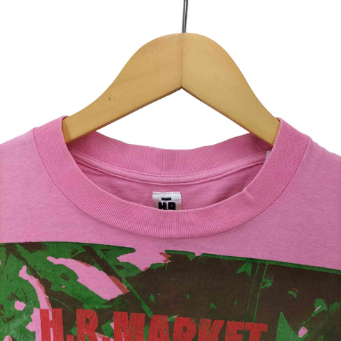 ハリウッドランチマーケット HOLLYWOOD RANCH MARKET ヤシの木 プリント クルーネック Tシャツ メンズ